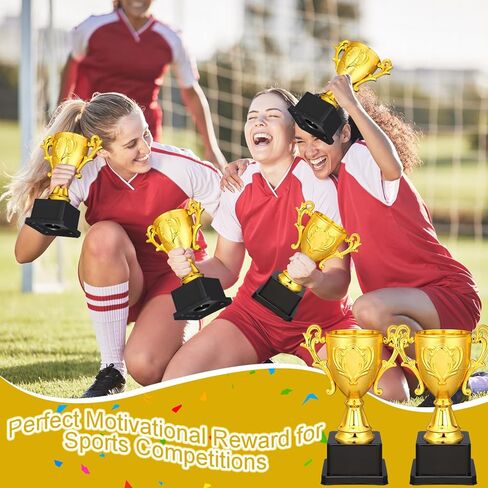 18 قطعة من الجوائز البلاستيكية الذهبية مقاس 7 بوصات، وكأس الكأس الذهبية الكبيرة، وكأس المشاركة في البطولات الرياضية، وجوائز لحفلات الدعائم والمكافآت الحائزة على الجوائز in Kuwait