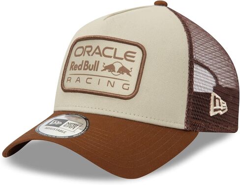 New Era Men's 9Forty Trucker Baseball Cap Hat Colour Block Red Bull F1 White, WHITE, osz in Saudi Arabia