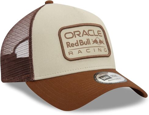 New Era Men's 9Forty Trucker Baseball Cap Hat Colour Block Red Bull F1 White, WHITE, osz in Saudi Arabia