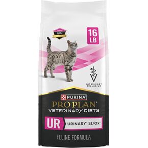 Purina Pro Plan Veterinary Diets UR Urinary St/Ox Feline Formula Dry Cat Food - 6 lb. Bag