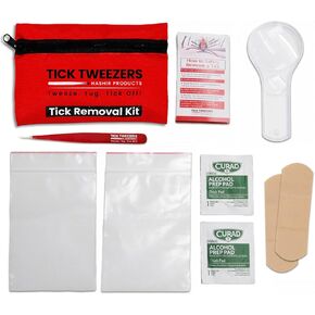 Complete Tick Removal Kit Tools for Hiking, Traveling, Camping
