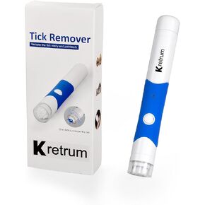 أداة إزالة علامة القلم PEN Premium Auto Trick Remover Tool للكلاب أداة لإزالة القراد الحقيقية للألم للبشر واحد نقرة لإزالة الفرشاة السليمة دعها تخرج بمفردها