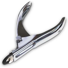 Guillotine Type Dog Nail Clippers for Small and Medium-Sized Dogs, Safety Guard to Avoid Over Cutting, Sharp Stainless Steel Blade (No Coated Handle)