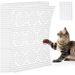 Uross Scat Mat for Cats -10PCS Deterrent Mat with Spikes Indoor Cat Repellent Mat Outdoor Scat Spikes Mat Indoor Cat Countertop Deterrent Keep Cats Off Counter