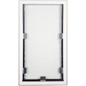 Universal Screen | Cat & Dog Door | Fits Screen Porches, Sliding Doors, and Windows | Middle of Mesh Installation | Flexible Flap with Magnetic Seal | Heavy-Duty Frame | Keeps Bugs Out | Hale Pet Door