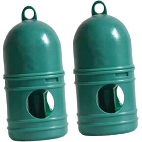 2 Pieces Pigeon Water Dispenser Bird Water Drinker with Hanging Handle 1L Dove Drinker Pet Water Pot Container for Duck Quail