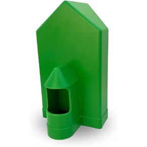 Gaun Corner Waterer for Pigeon, Bird, Chicken, Small Poultry, Hamster, Duck, Parakeet, Canary, Pet Water Dispenser, Feeder, Water Bottle, Cage Supply, Cage Accessory, Not Removable, Green Color (2lt)