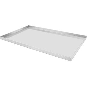 صينية استبدال الفولاذ المقاوم للصدأ مع قفص الكلاب ، 41.1 "x26" Pet Cage Floor Pan مقاومة للمضغ ومقاومة للكسر