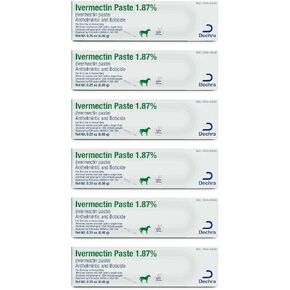 Jeffers Ivermectin Paste 1.87%, 6ct