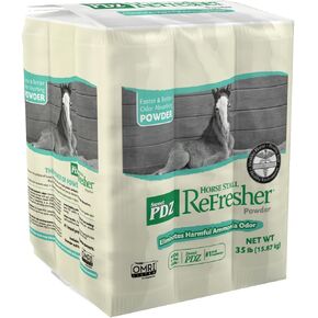 Horse Stall Refresher Powder, Stall Refresher Odor Eliminator, Horse Stall Odor Eliminator, 35 lbs