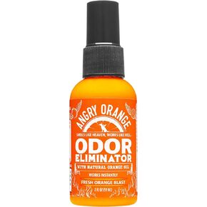 ANGRY ORANGE Pet Odor Eliminator Travel and Trial Size for Dog Urine - Citrus - 2 oz - Portable 1-Pack