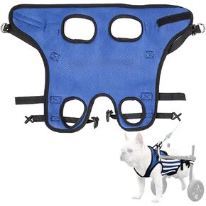 2024 Upgraded Dog Wheelchair for Back Legs Small Wheelchair for Dogs with Disabled Hind Legs Walking Adjustable Dog Carts with Wheels