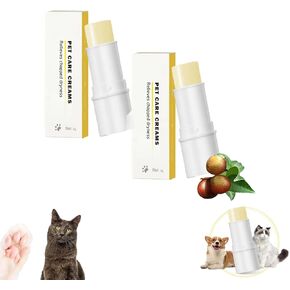 Beyonddraw Pet Paw Balm Stick ، ​​عصا العناية بالمخلب ، مرهم الحيوانات الأليفة الكرفس ، يخفف ويحمي مخلبًا خشنًا ، كريم رعاية الحيوانات الأليفة لجميع القطط والكلاب (2 مساءً)