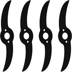 Accessory Metal Blade (190MM Metal Blade x 4), Applicable to WEG21A, WEG21B, WEG21T