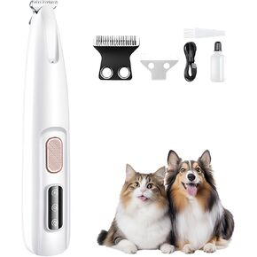 Pet Microprecision Trimmer ، 2025 جديدًا لفة الحيوانات الأليفة القابلة لإعادة الشحن ، مقص شعر كلب مقاوم للماء للاستخدام المنزلي ، حيوانات أليفة متعددة الوظائف مقص لأصحاب الحيوانات الأليفة (1) in Kuwait
