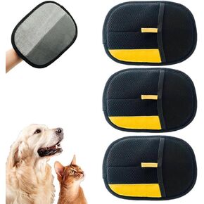 2025 Upgrade Pet Hair Remover Electrostatic Gloves, Reusable Pet Hair Removal Glove for Cats & Dogs, Premium Cat & Dog Hair Remover Mitt for Couch Furniture Carpet Car Seat (2)