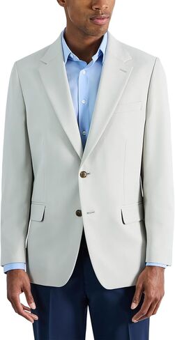 Haggar Men's Active Series Classic Fit Big and Tall Blazer, Indigo in Saudi Arabia