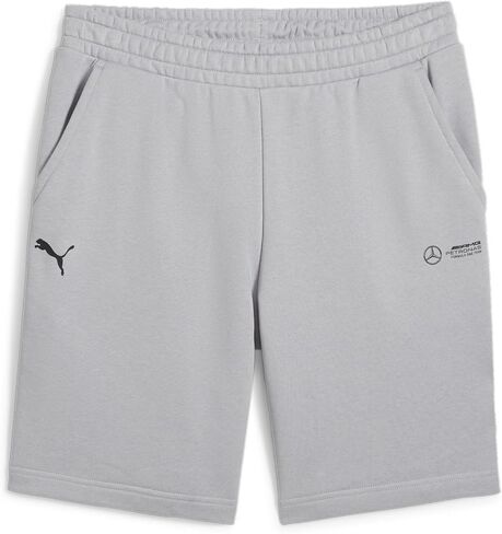 PUMA Men's Standard Mercedes-AMG Petronas Essentials Shorts, Black-SS24 in Saudi Arabia