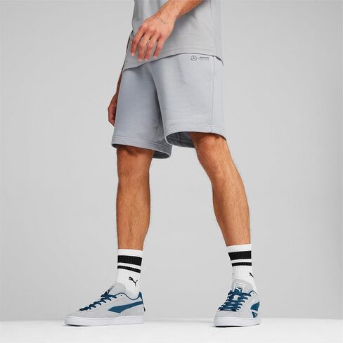PUMA Men's Standard Mercedes-AMG Petronas Essentials Shorts, Black-SS24 in Saudi Arabia