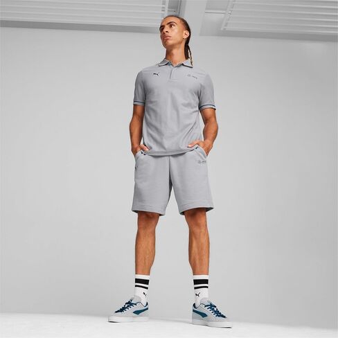 PUMA Men's Standard Mercedes-AMG Petronas Essentials Shorts, Black-SS24 in Saudi Arabia