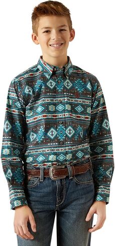 ARIAT Boys' Bowen Classic Fit Shirt in Saudi Arabia