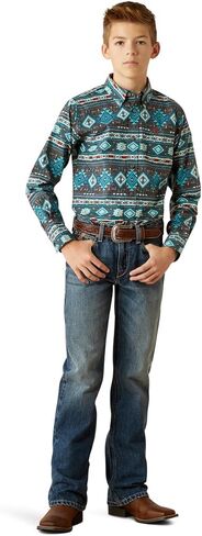 ARIAT Boys' Bowen Classic Fit Shirt in Saudi Arabia