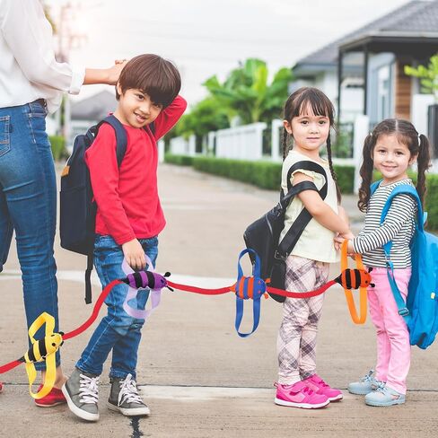 Kajaia Little Bug Walking Rope Walking Rope for Kids Classroom Supplies Preschool Walking Rope with Handles Fits up to 20 Children for Toddlers Kids Daycare Preschool Walk Guides in Saudi Arabia
