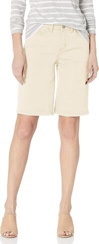 Lee Women's Regular Fit Rolled Hem Bermuda Short, Manhattan Blue, 6 in Saudi Arabia