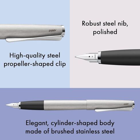 Lamy studio Fountain Pen Black Broad in Saudi Arabia