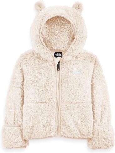 سترة بغطاء للرأس بسحاب كامل من THE NORTH FACE، لون كاكي ستون، 0-3 أشهر in Saudi Arabia