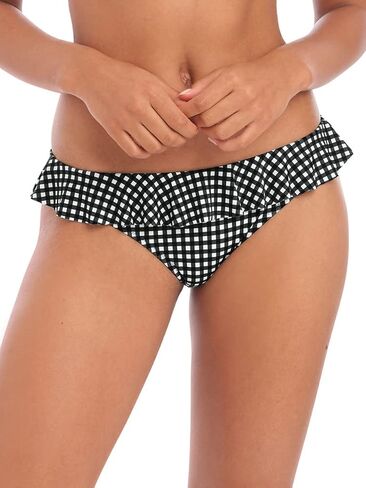 Freya Women's Standard Check in ITALINI Bikini Brief, Khaki in Saudi Arabia