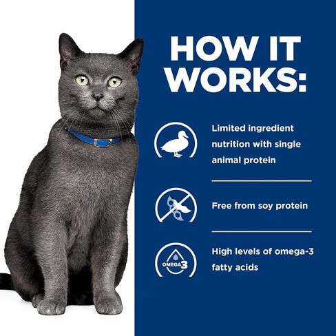 Hill's Prescription Diet z/d Skin/Food Sensitivities Wet Cat Food, Veterinary Diet, 5.5 oz. Cans, 24-Pack in Kuwait
