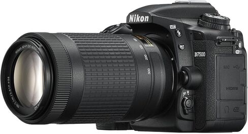 Nikon 1581 D7500 20.9MP DX-Format 4K Ultra HD DSLR Camera Body Bundle with 64GB Memory Card, Photo and Video Editing Suite, Deco Gear Camera Bag (Medium) and Accessories (9 Items) in Saudi Arabia