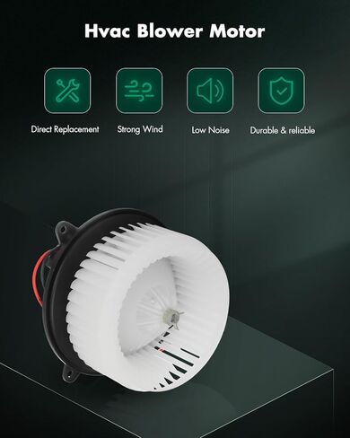 SCITOO 700146 محرك منفاخ HVAC مع قفص مروحة مناسب لـ 1987-1996 لفورد برونكو، 1987-1996 لفورد F-150، 1987-1997 لفورد F-250، 1987-1997 لفورد F-350،615-00514، MM527، PM3607 in Kuwait