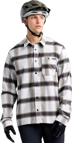 Troy Lee Designs Long-Sleeve Jersey Grind Flannel Stripe in Saudi Arabia