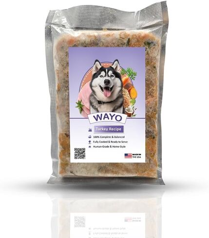 Frozen Fresh Human-Grade Meals for Dogs | Dog Food | Grass-Fed Premium Meat |All Life Stages |High-Protein, Ready-to-Serve|No Fillers or Art. Additives (7 Pack - 12 Oz, Turkey -7 Pack) in Saudi Arabia