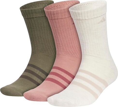 adidas Adaptive Crew Socks (3-Pairs) with Durable Reinforced Cuff for Easy Self-Dressing in Saudi Arabia