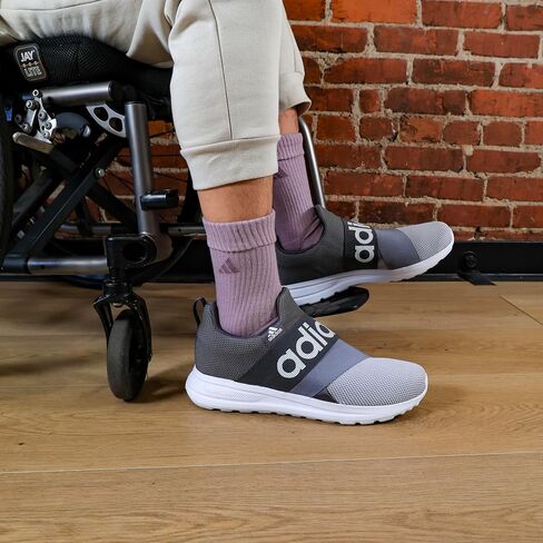 adidas Adaptive Crew Socks (3-Pairs) with Durable Reinforced Cuff for Easy Self-Dressing in Saudi Arabia