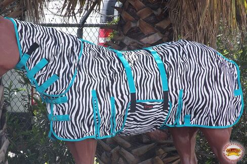 HILASON Horse Fly Sheet - Summer Spring UV Protection Mesh Bug Mosquito FlySheet for Horses | Mosquito Horse Fly-Sheet in Saudi Arabia