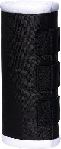 Schneiders Dura-Tech Tekno-Dri Wrap Quick Wrap No Bow Leg for Horses | الدعم الاستثنائي وحماية رطوبة الرطوبة | اللون الأسود | حجم 14 " in Kuwait