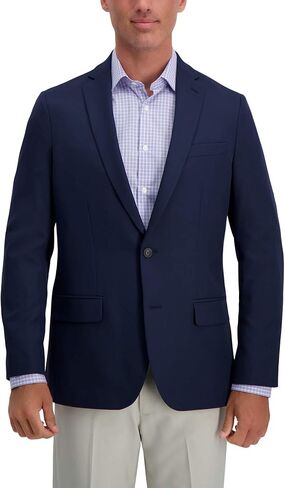 Haggar Men's Active Series Classic Fit Big and Tall Blazer, Black in Saudi Arabia