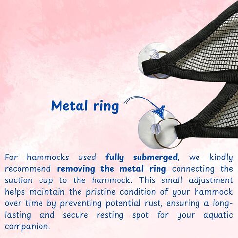 Axolotl Hammock for Aquarium with Feeding Dish, Axolotl Hammock with Food Bowl Tray Feeder, Breathable Mesh Reptile Hammocks Lounger Ladder, Bearded Dragon Tank Accessories (Black, M) in Saudi Arabia
