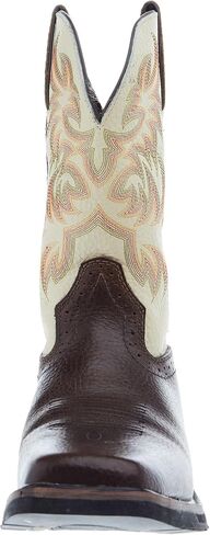 Justin Original Work Mens Rugged Tan Steel Toe Lace Up Work Boots Tan 11 D in Kuwait