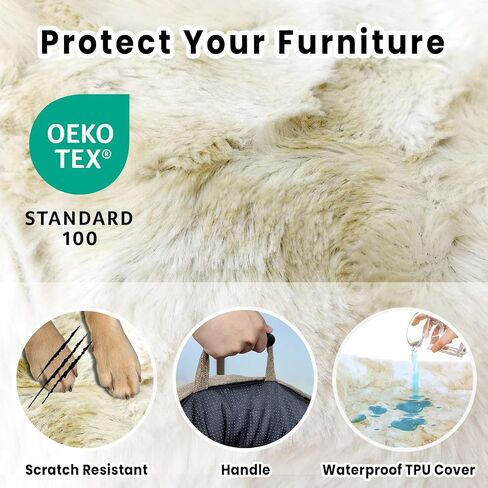 XL Cooling Dog Bed, 45 x 37 inch Waterproof Couch Cover for Dogs Washable, Non-Slip Bottom Self Cooling Mat for Dogs, Durable & Non-Gel, Dog Couch Bed for Sofa Floor Car, Metallic Grey in Saudi Arabia