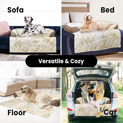XL Cooling Dog Bed, 45 x 37 inch Waterproof Couch Cover for Dogs Washable, Non-Slip Bottom Self Cooling Mat for Dogs, Durable & Non-Gel, Dog Couch Bed for Sofa Floor Car, Metallic Grey in Saudi Arabia
