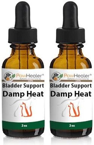 Bladder UTI - Bladder Support for Damp Heat - Liquid Herbs for Cats - Buy More Save More (1 Bottle) in Kuwait
