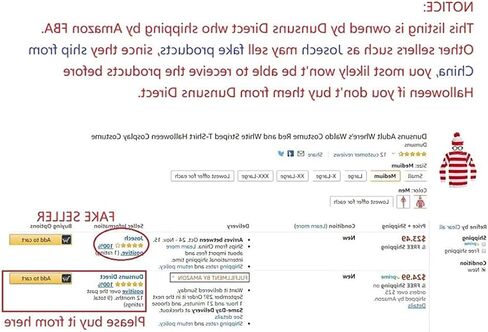 زي Dunsuns للبالغين مخطط أحمر وأبيض زي هالوين تنكري in Kuwait
