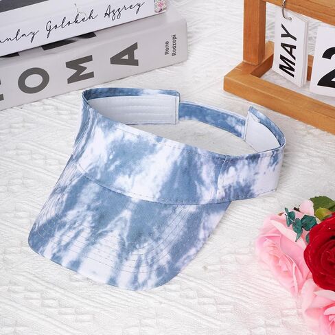 1 Piece of Royal Blue Sport Wear Athletic Visor Sun Sports Visor Hat Visor Adjustable Cap for Women and Men (One Size) in Kuwait