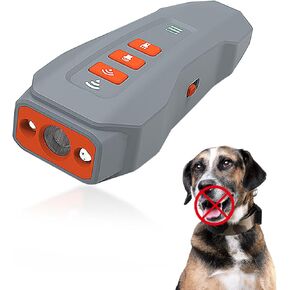 2025 Upgraded Anti Barking Device for Dogs, Ultrasonic Dog Bark Deterrent, Dog Bark Deterrent Devices, Best Anti-Barking Device, 3 Modes & LED Light Portable Indoor & Outdoor