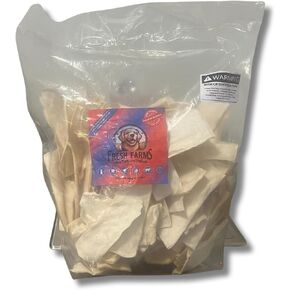 Natural Rawhide Chips 5lb Value Pack: Premium Cut Rawhide Dog Chews Made from Grass-fed Cattle, offering Long-Lasting Chews Even for Aggressive chewers. No preservatives, Perfect Natural Dog Care.